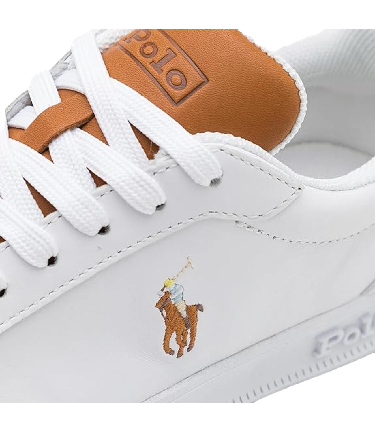 Heritage Court high top Lace bianco/marrone