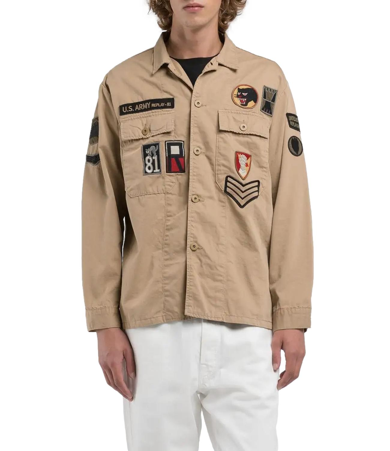 Camicia Field Jacket beige Replay