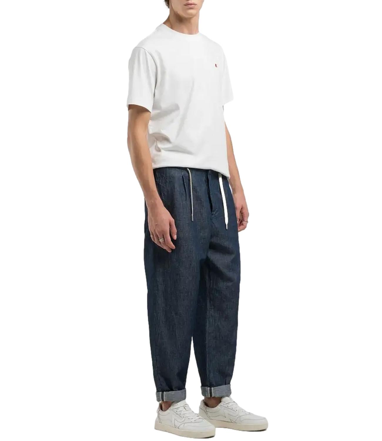 Jeans Replay carrot in denim linato fresco