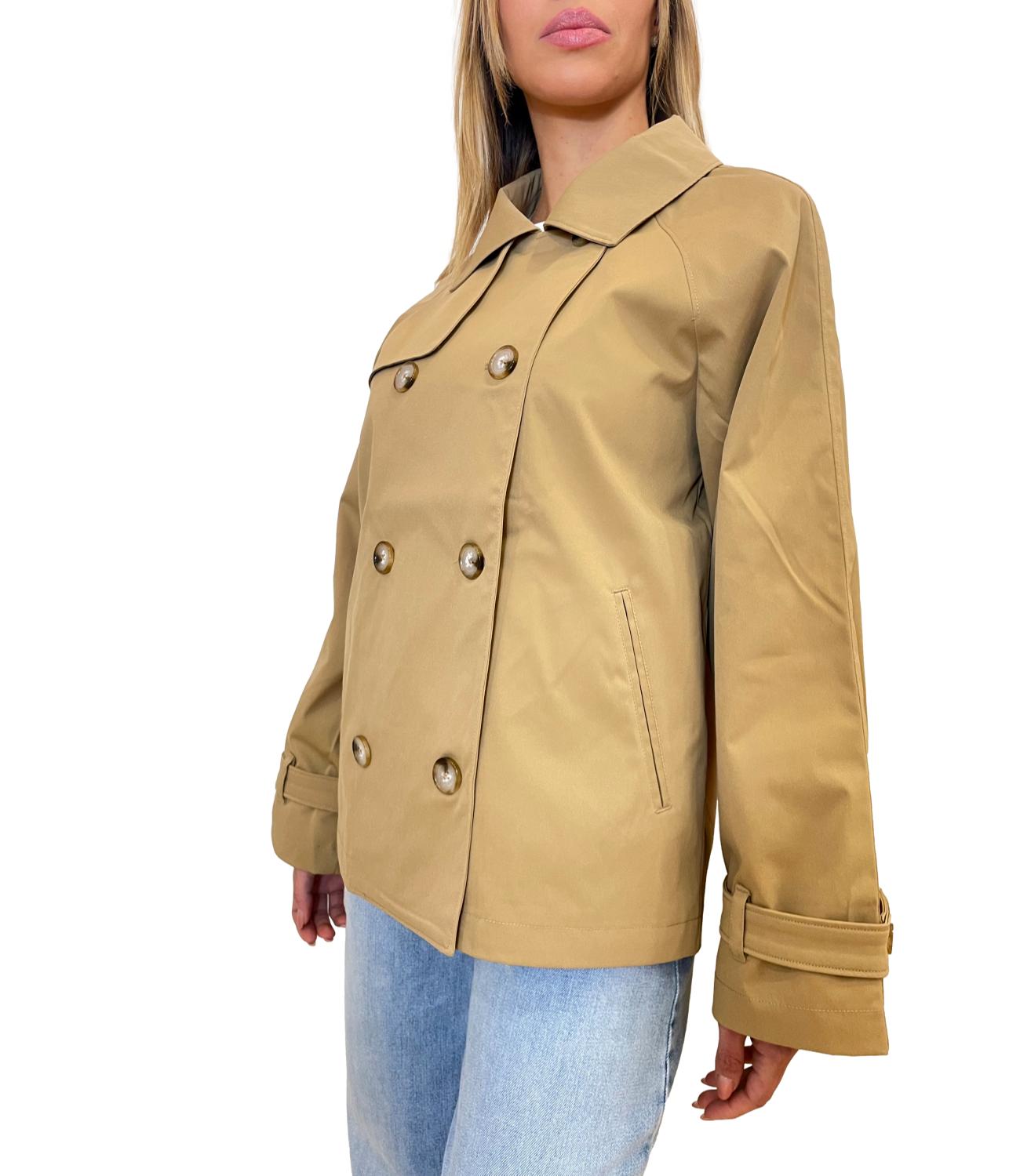 Rinascimento Cappotto Beige Donna