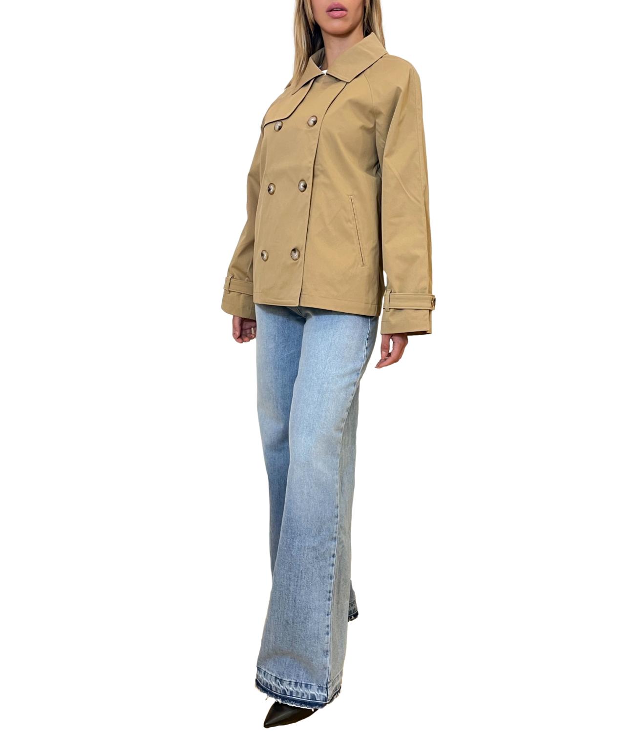Rinascimento Cappotto Beige Donna