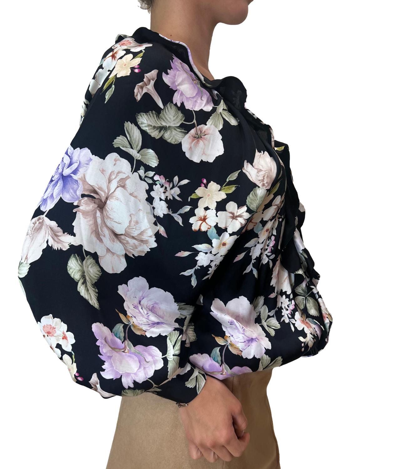 Rinascimento Blusa Nera Donna