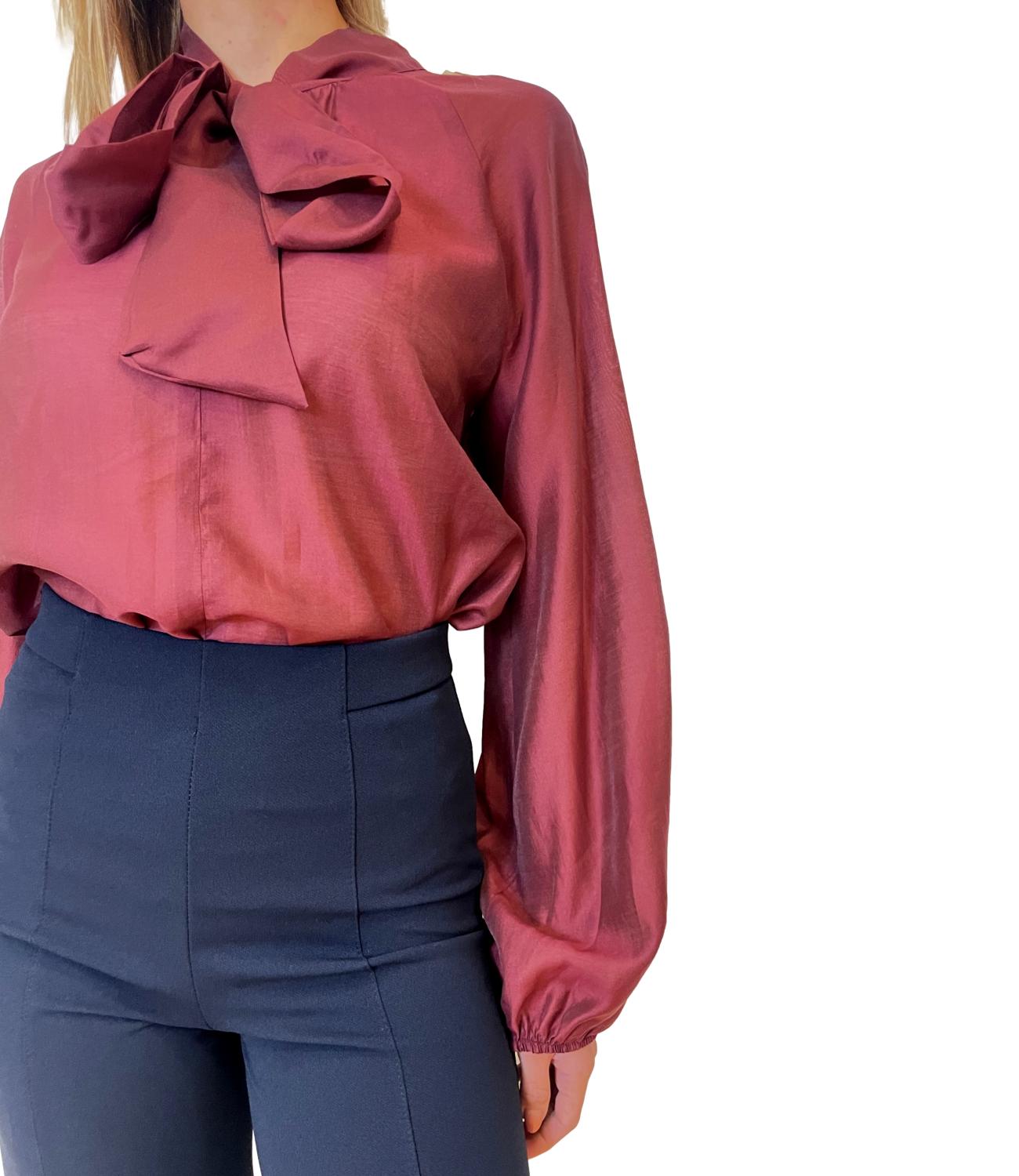 Rinascimento Blusa Rosso Persia Donna