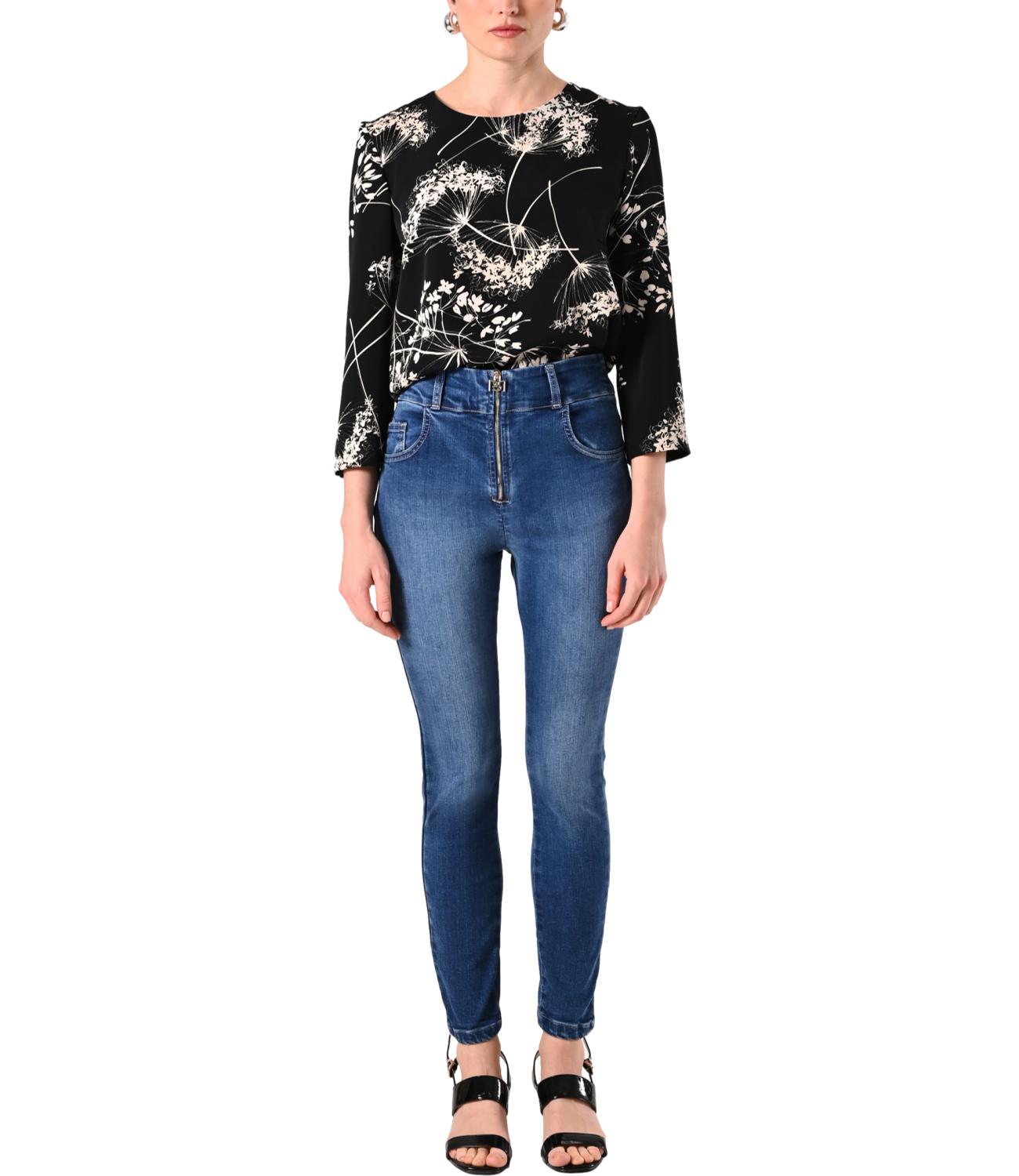 Rinascimento Blusa Nera Donna