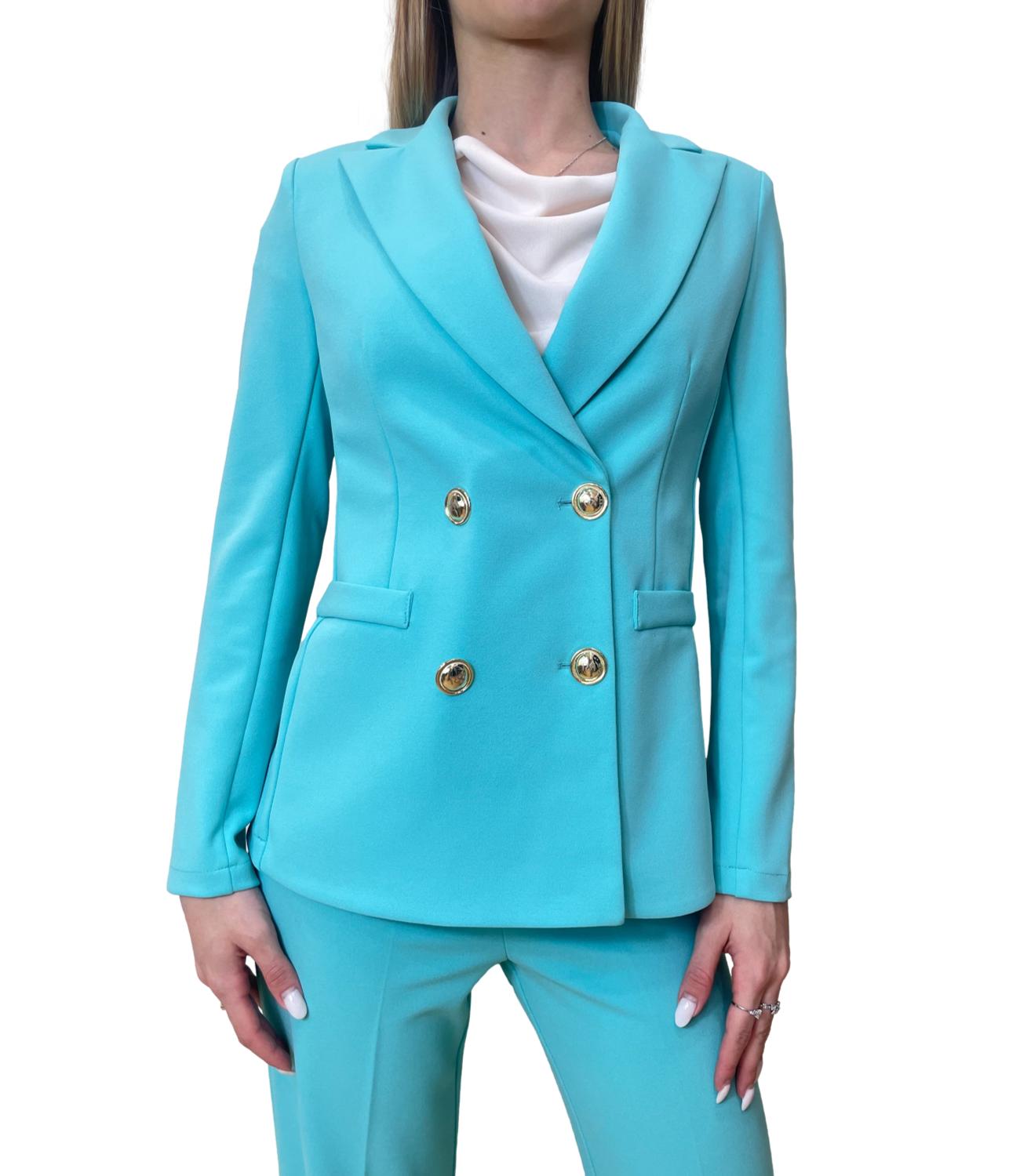 Rinascimento Giacca Acqua Verde Donna