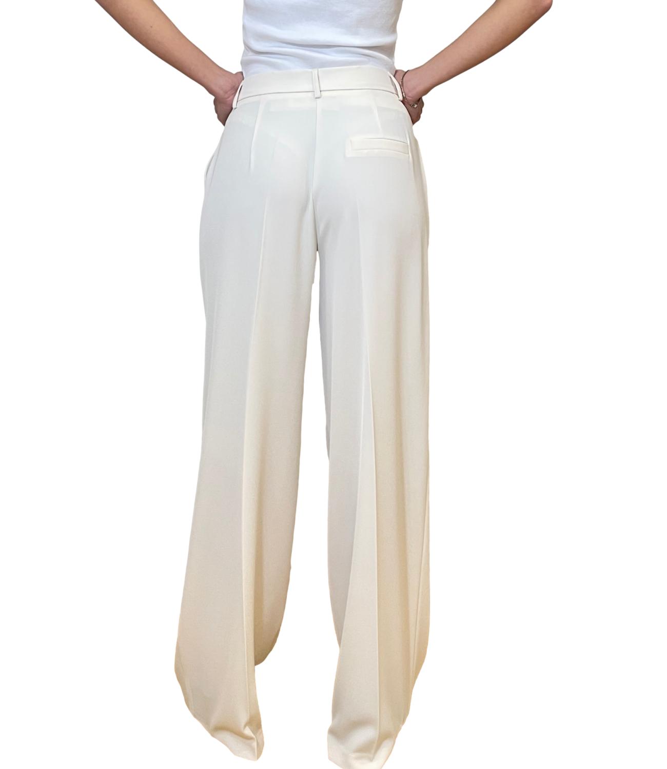 Rinasciemento Pantalone Panna Bianco Donna