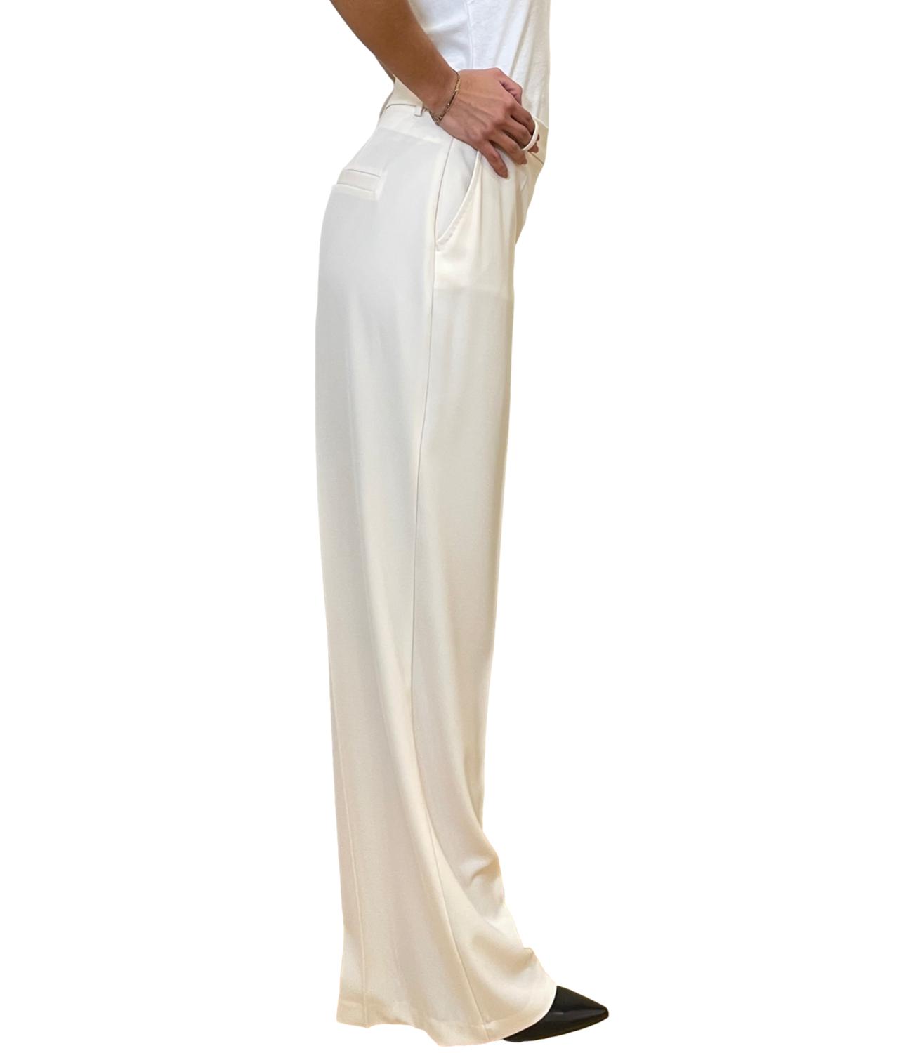 Rinasciemento Pantalone Panna Bianco Donna