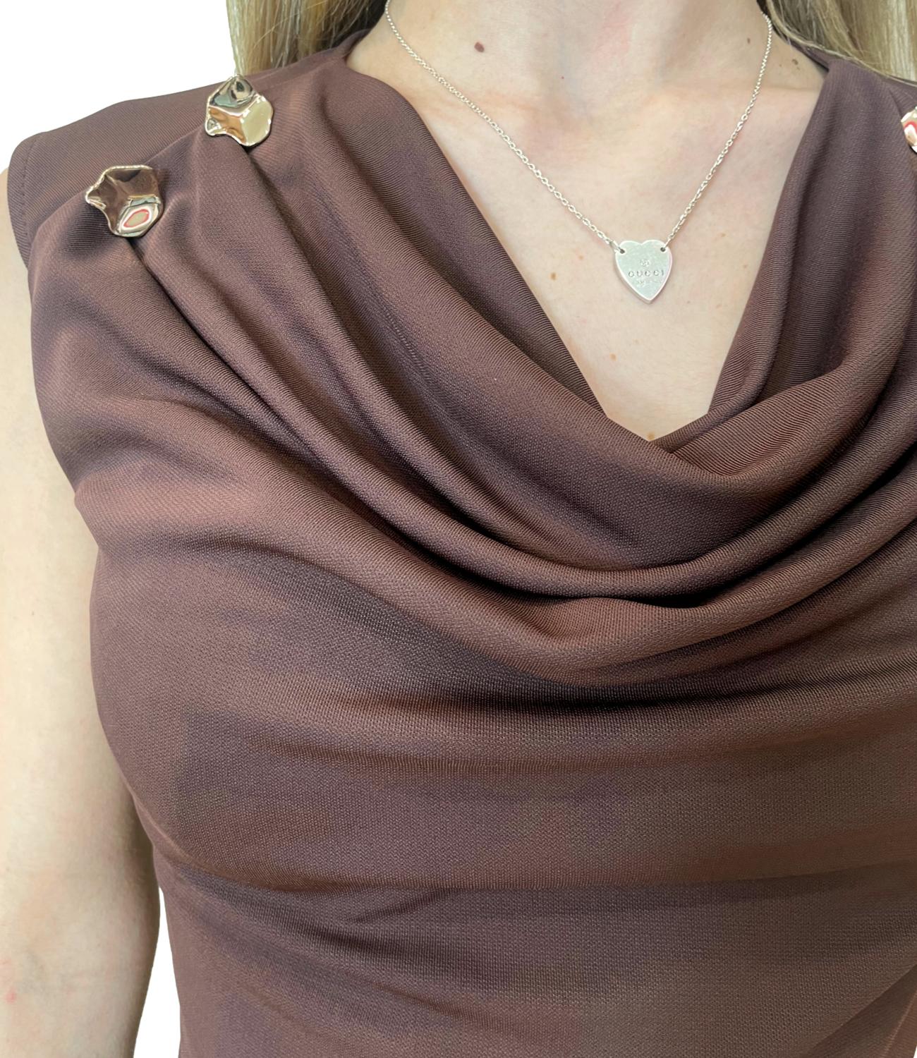 Rinascimento Canotta Cioccolato Donna