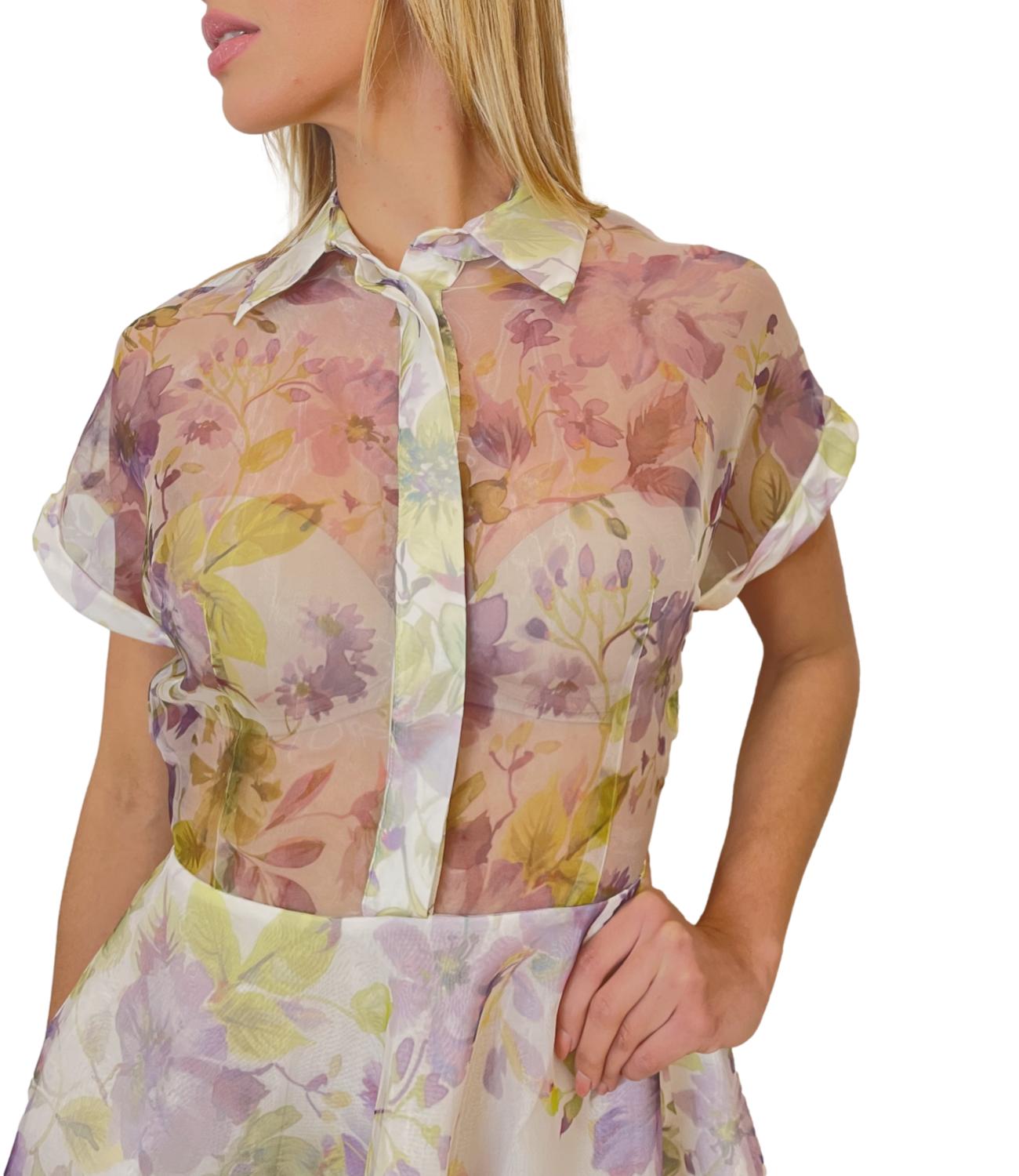 Silence Limited Abito Lilla Donna