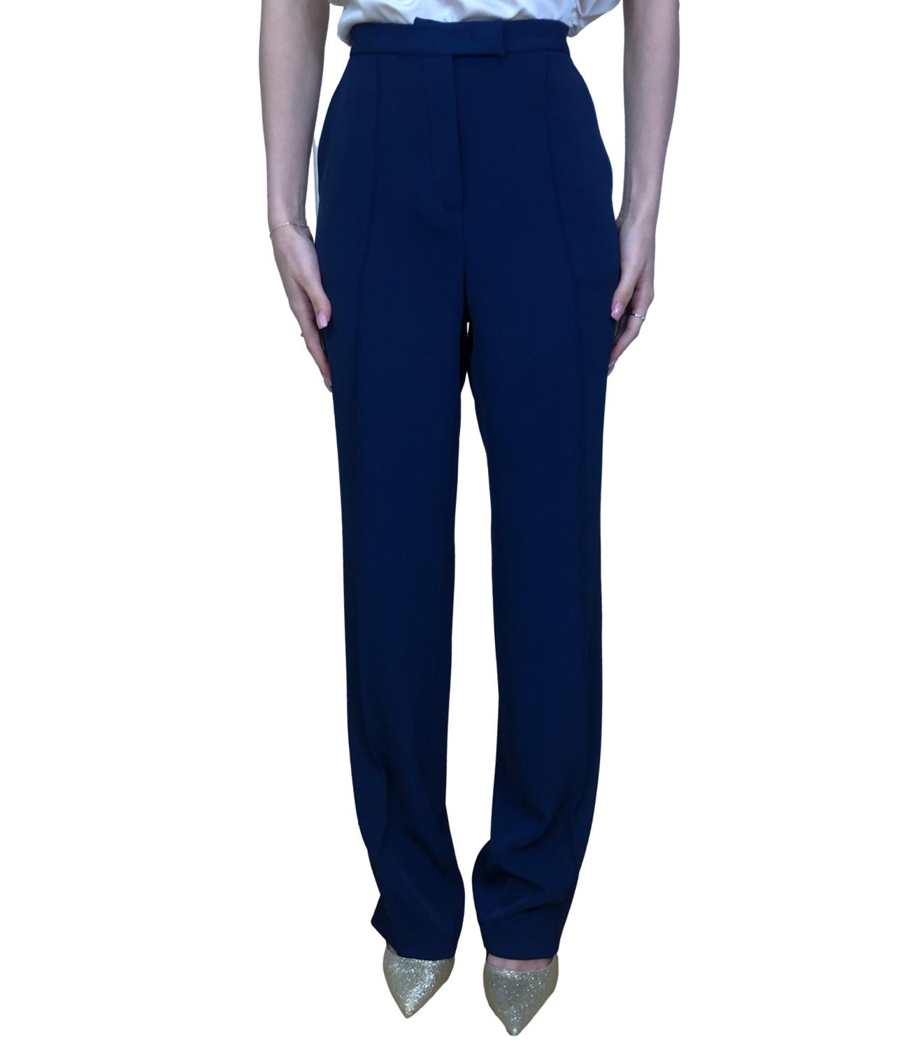 Silence Limited Pantaloni Blu Navy Donna