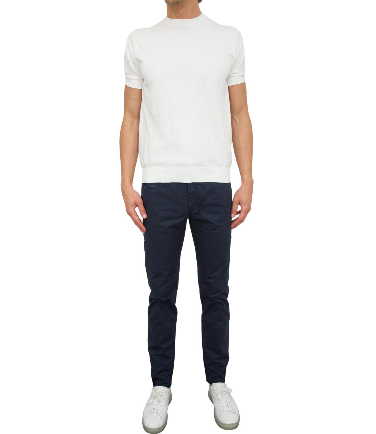 Pantaloni Siviglia blu palazzo