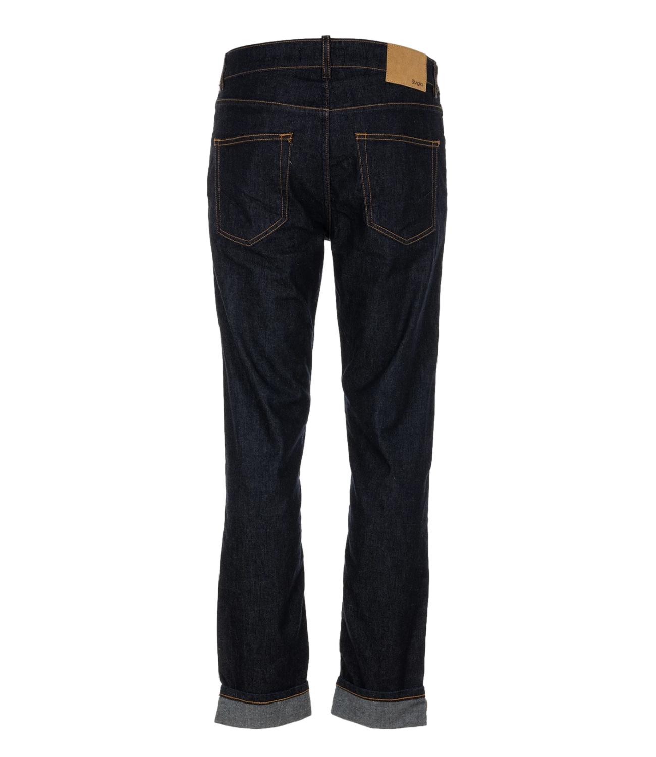 Siviglia jeans denim Palazzo blu denim scuro