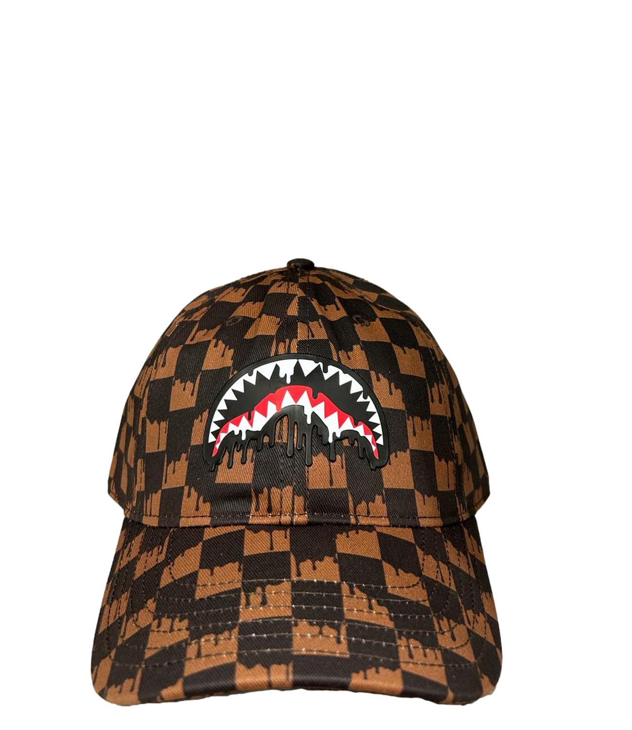 Cappello Sprayground shark in paris marrone