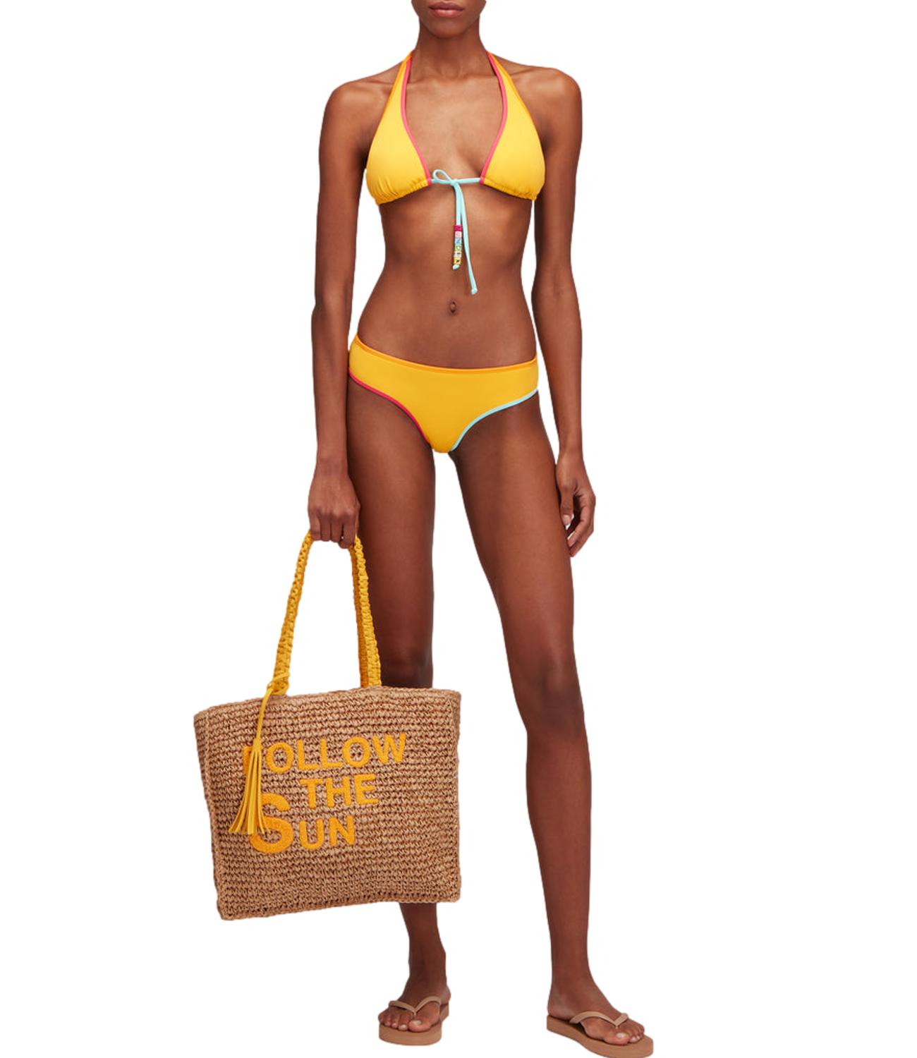The Sun Straw Bag maracuja