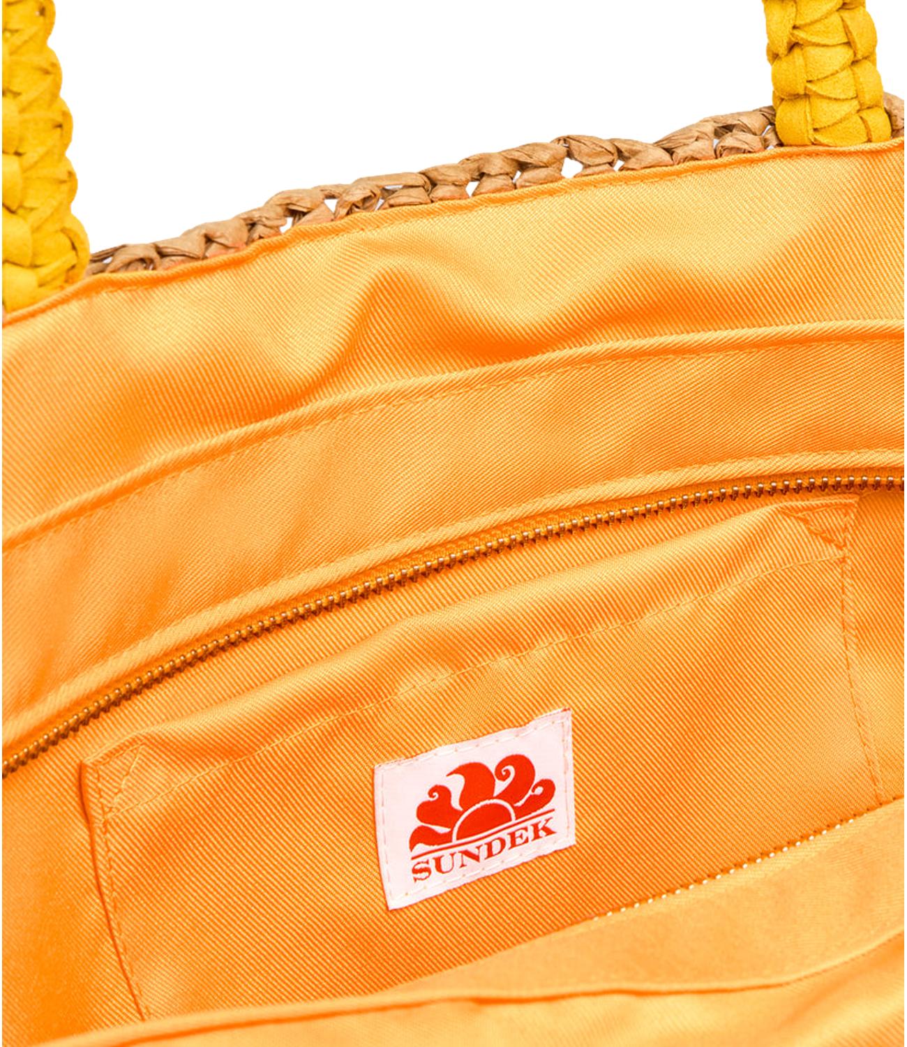 The Sun Straw Bag maracuja