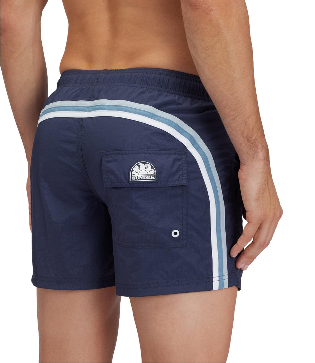Sundek costume grigio corto