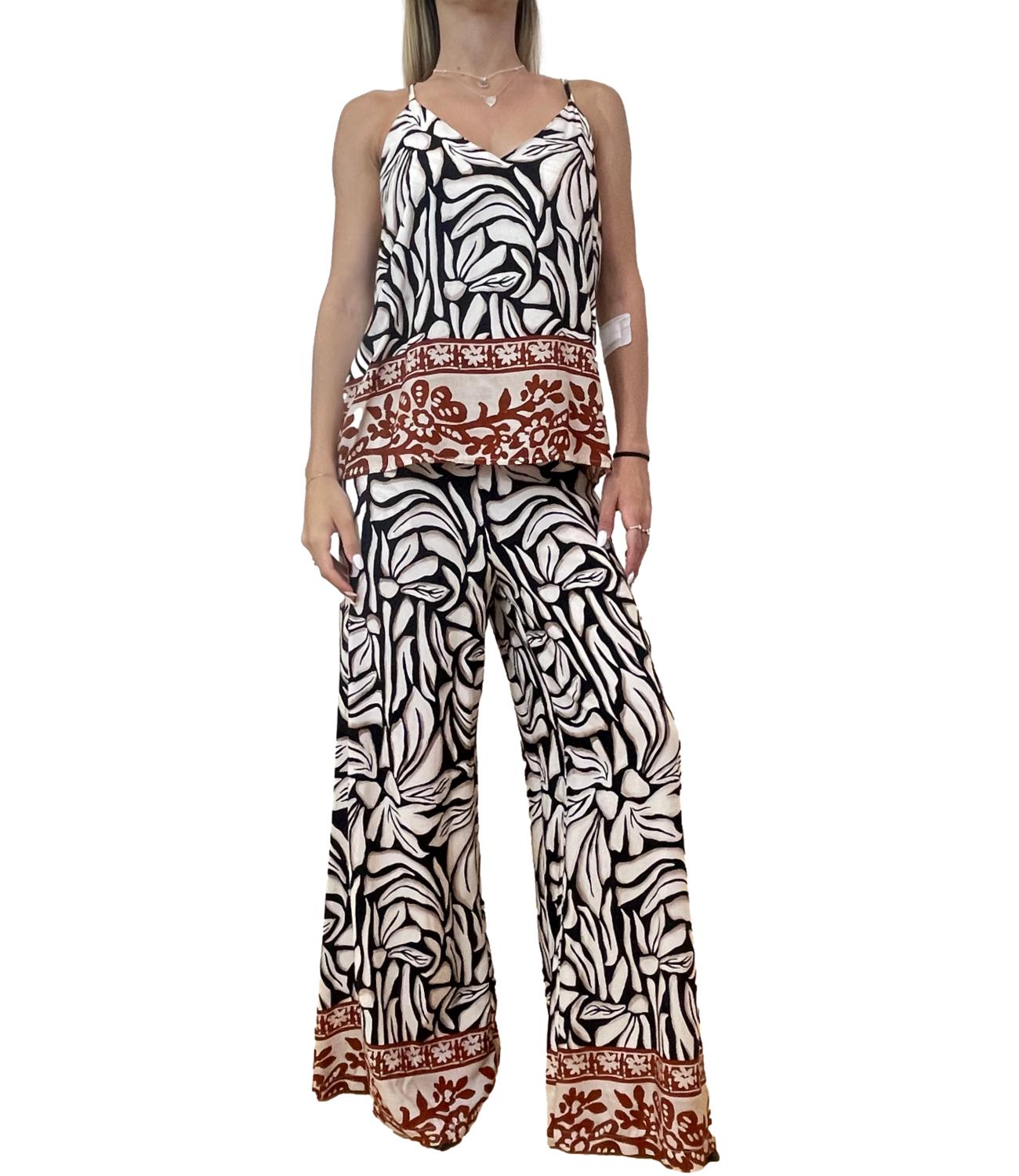 Susy Mix Top Fantasia Nero Donna