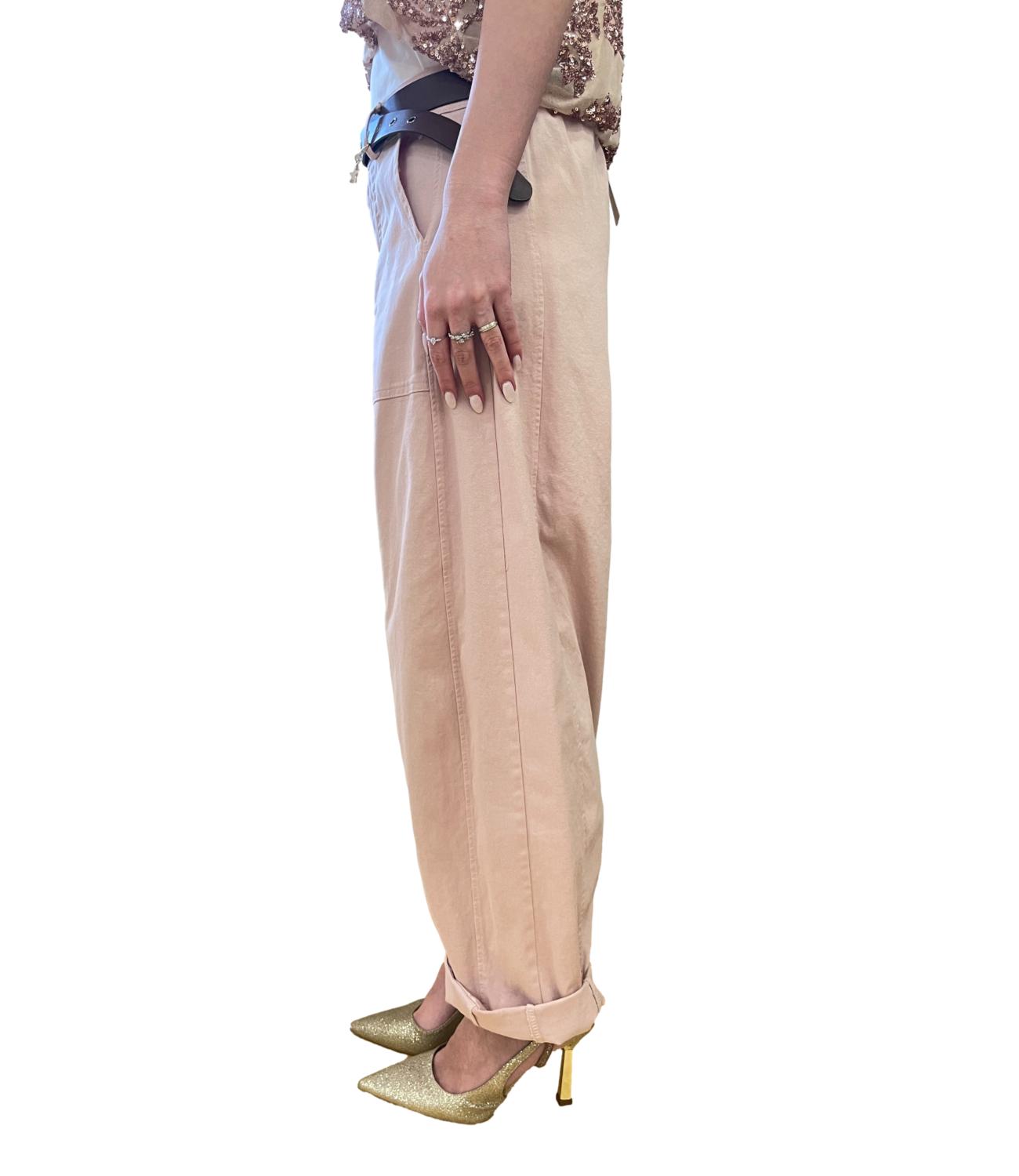 Susy Mix pantalone ovetto rosa donna