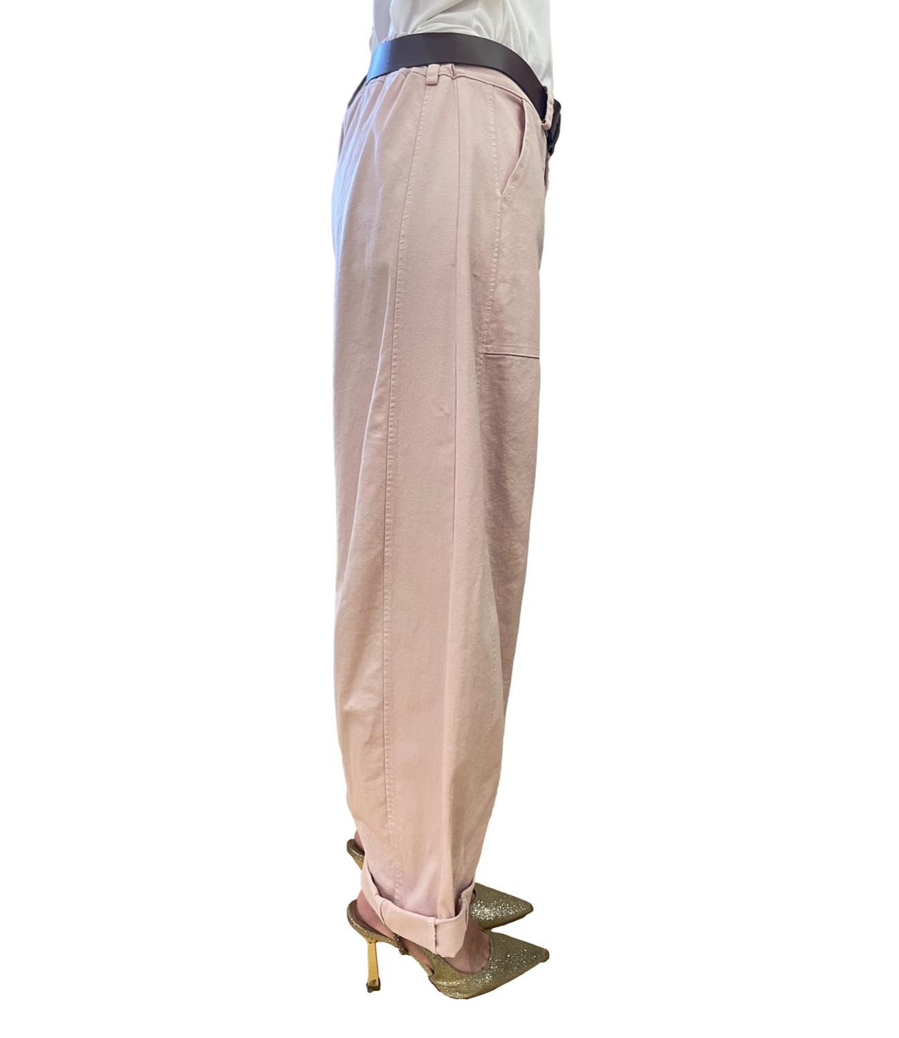 Susy Mix pantalone ovetto rosa donna