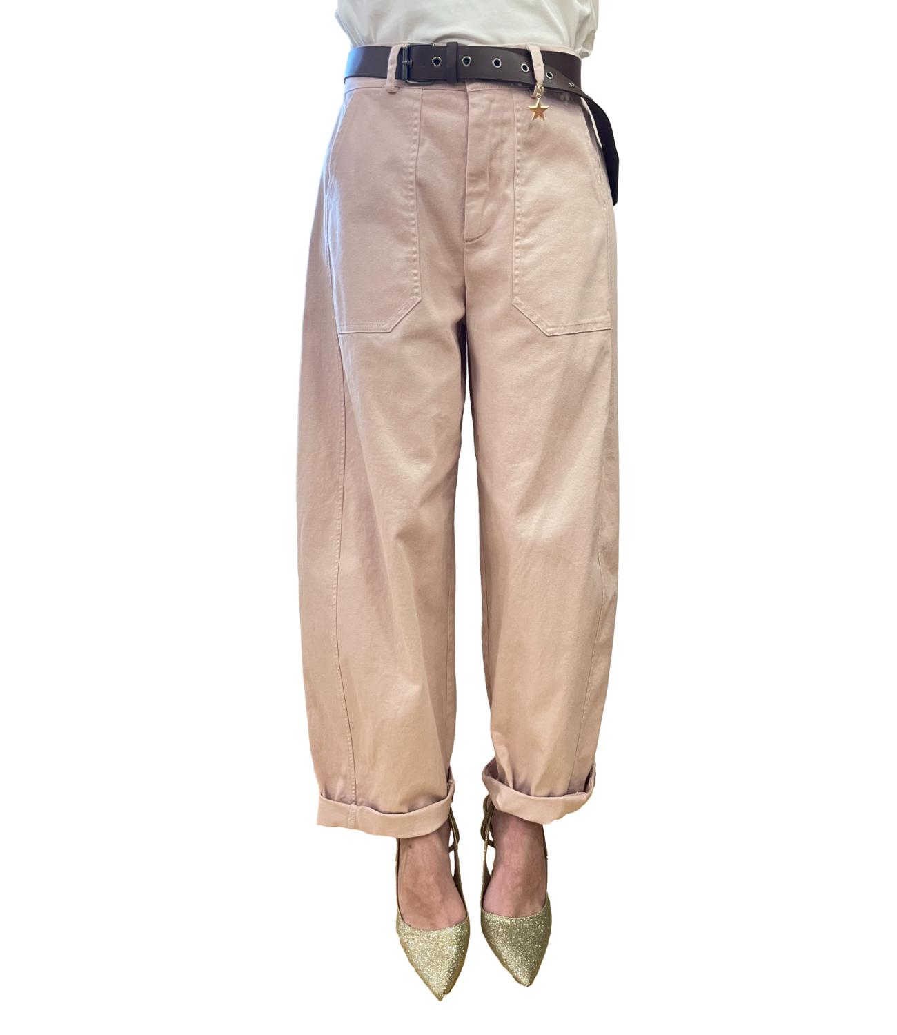Susy Mix pantalone ovetto rosa donna
