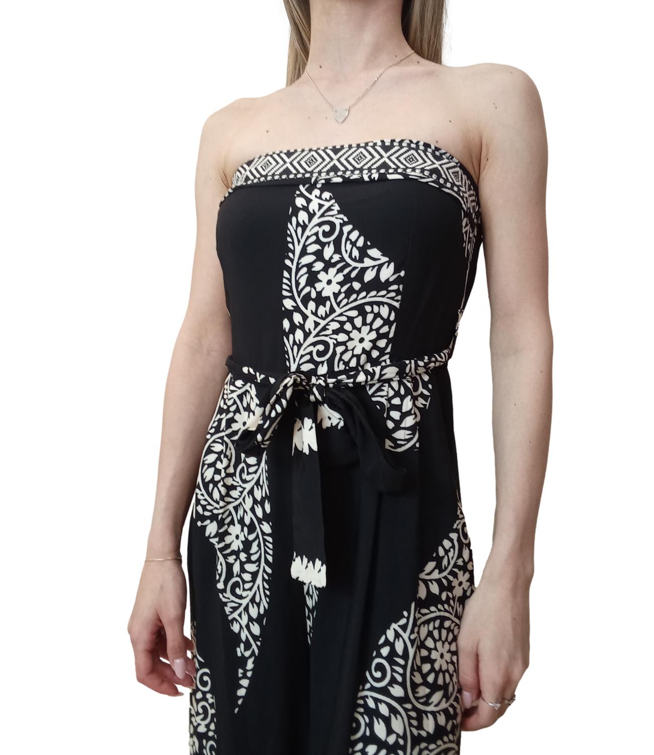 Susy Mix Tuta Fascia Nera Donna