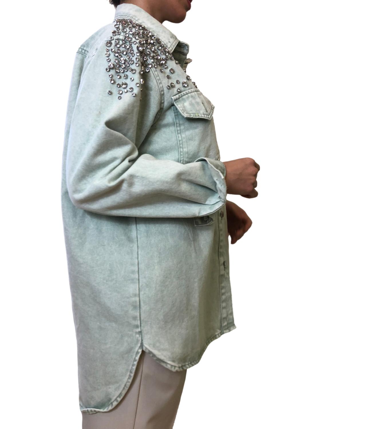 Susy Mix Camicia Verde Donna