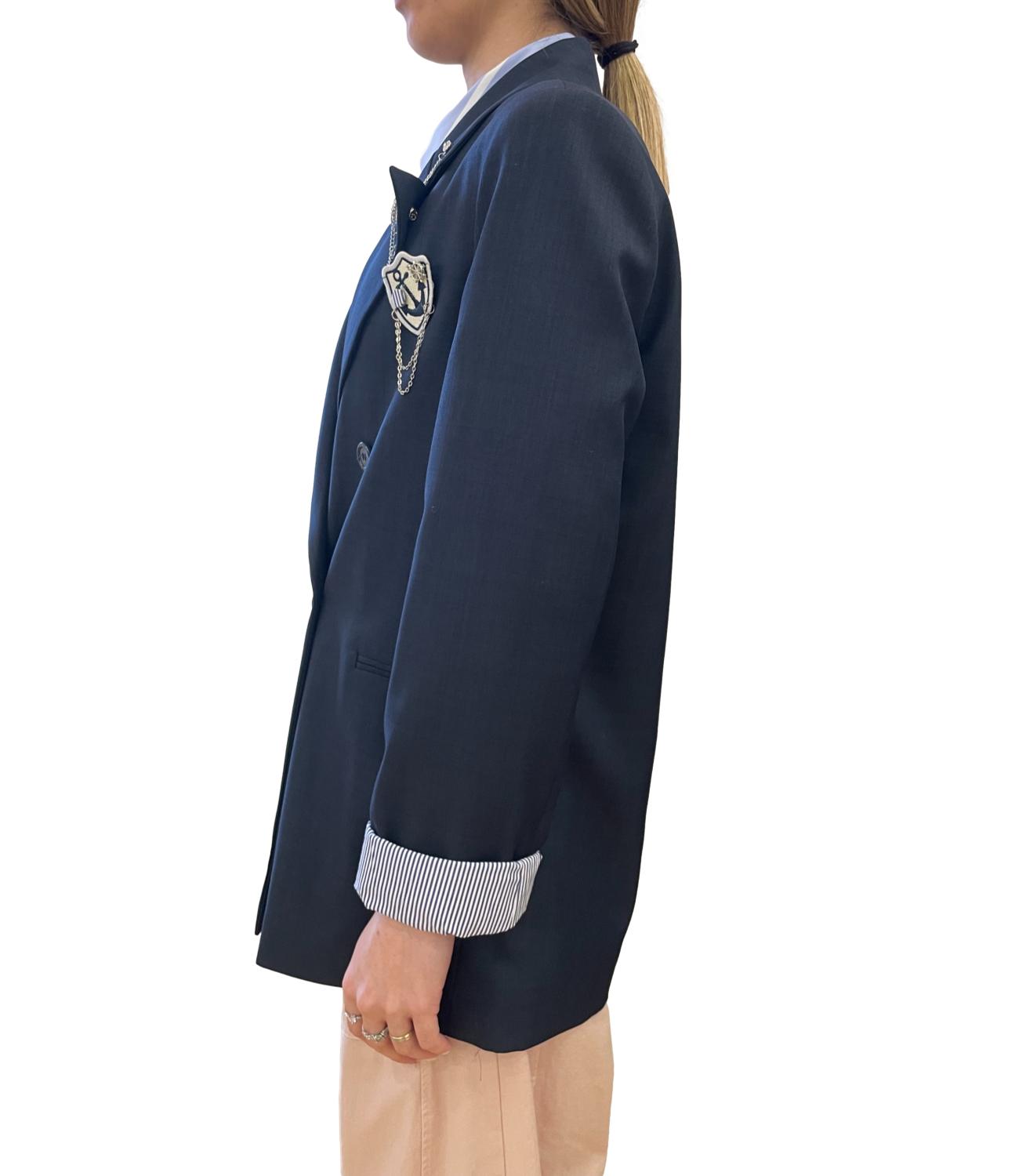 Susy Mix giacca doppiopetto blu donna