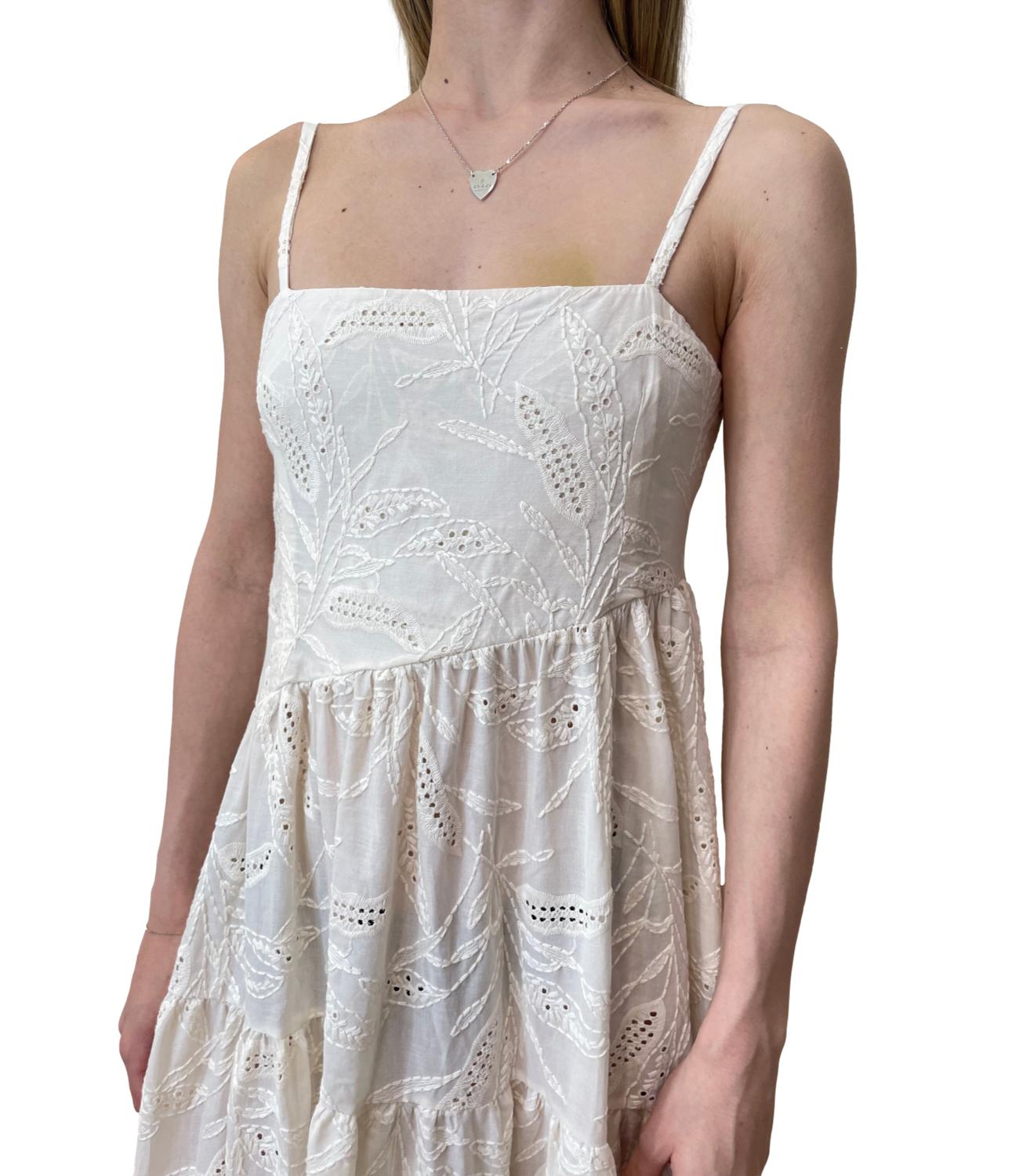 Susy Mix Abito Sangallo Burro Donna