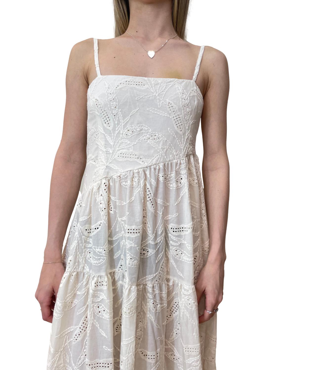 Susy Mix Abito Sangallo Burro Donna