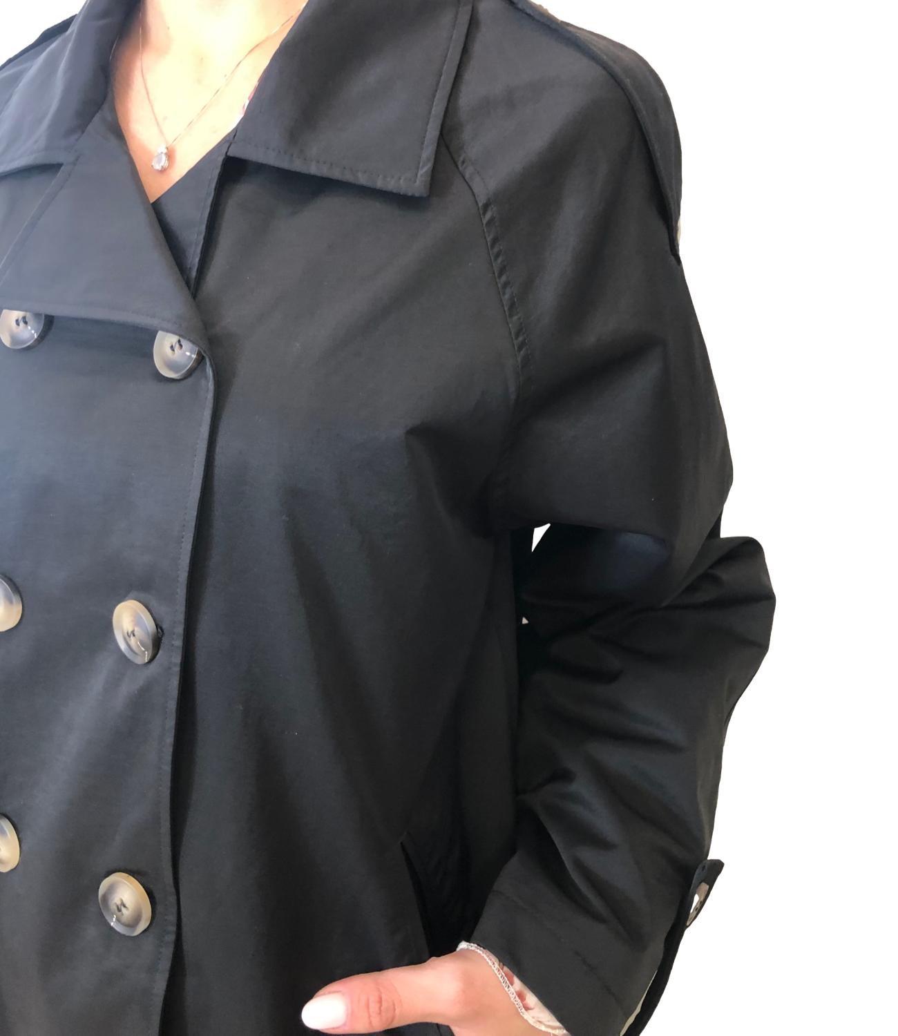 Susy Mix Trench Nero Donna