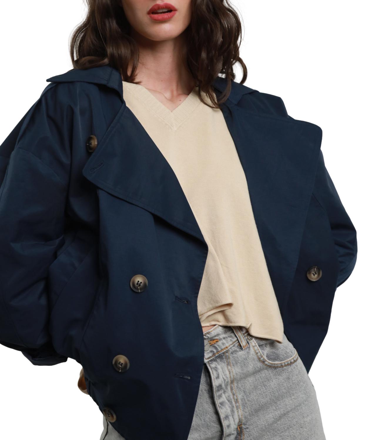 Susy Mix Bomber Blu Donna