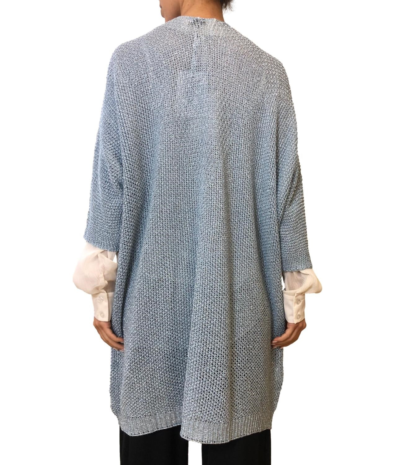 Susy Mix Cardigan Celeste Donna