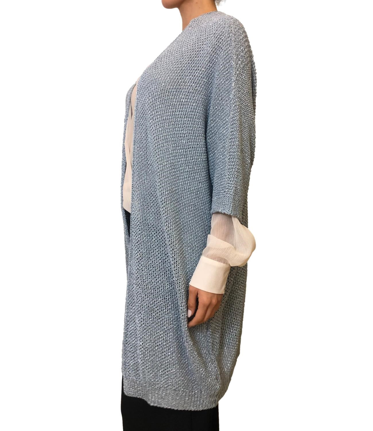 Susy Mix Cardigan Celeste Donna