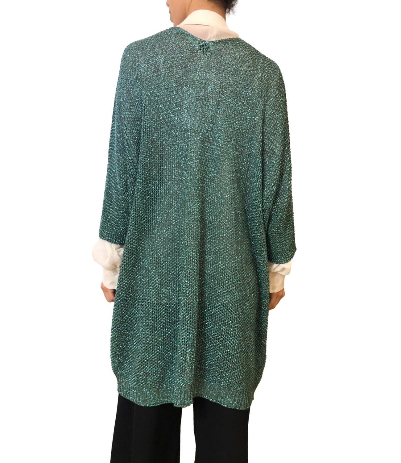 Susy Mix Cardigan Verde Militare Donna