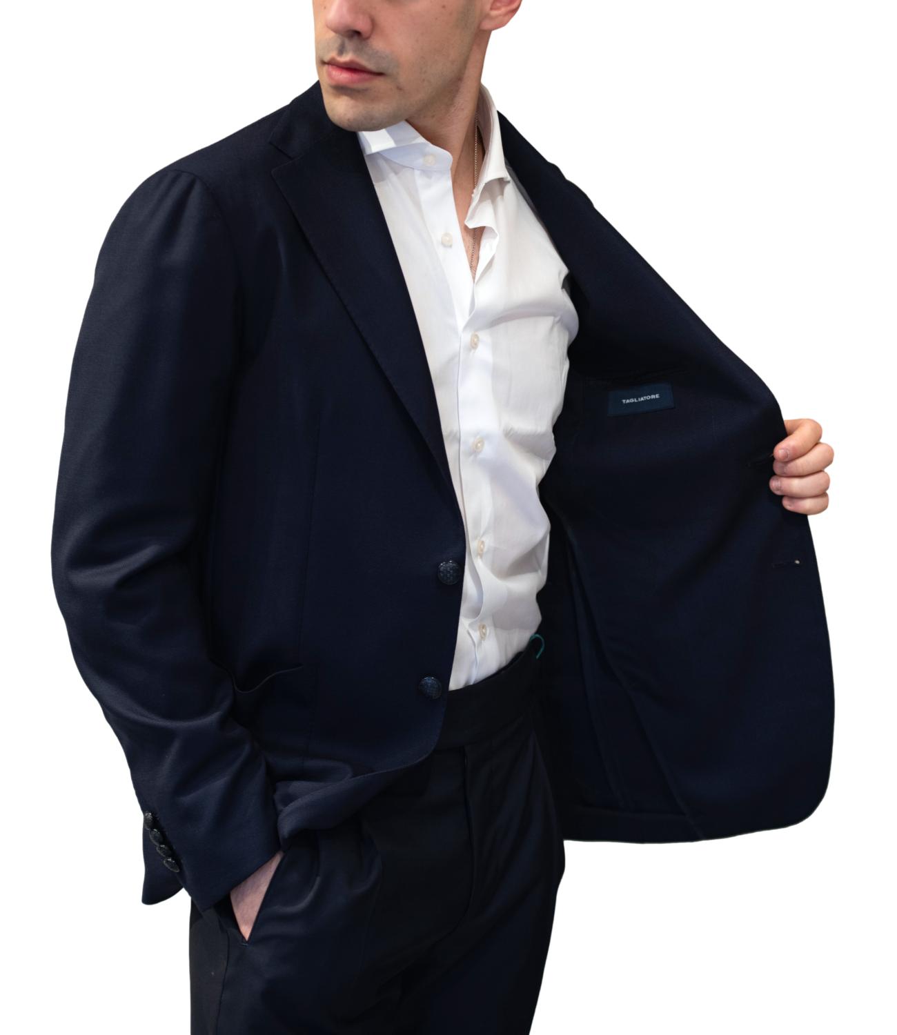 Blazer Tagliatore monopetto blu