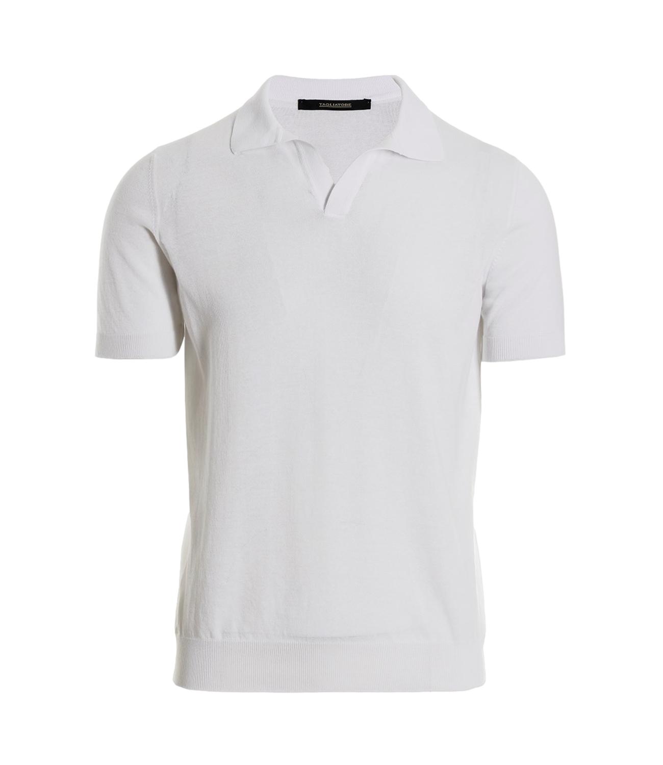 Polo knitted Keith bianca