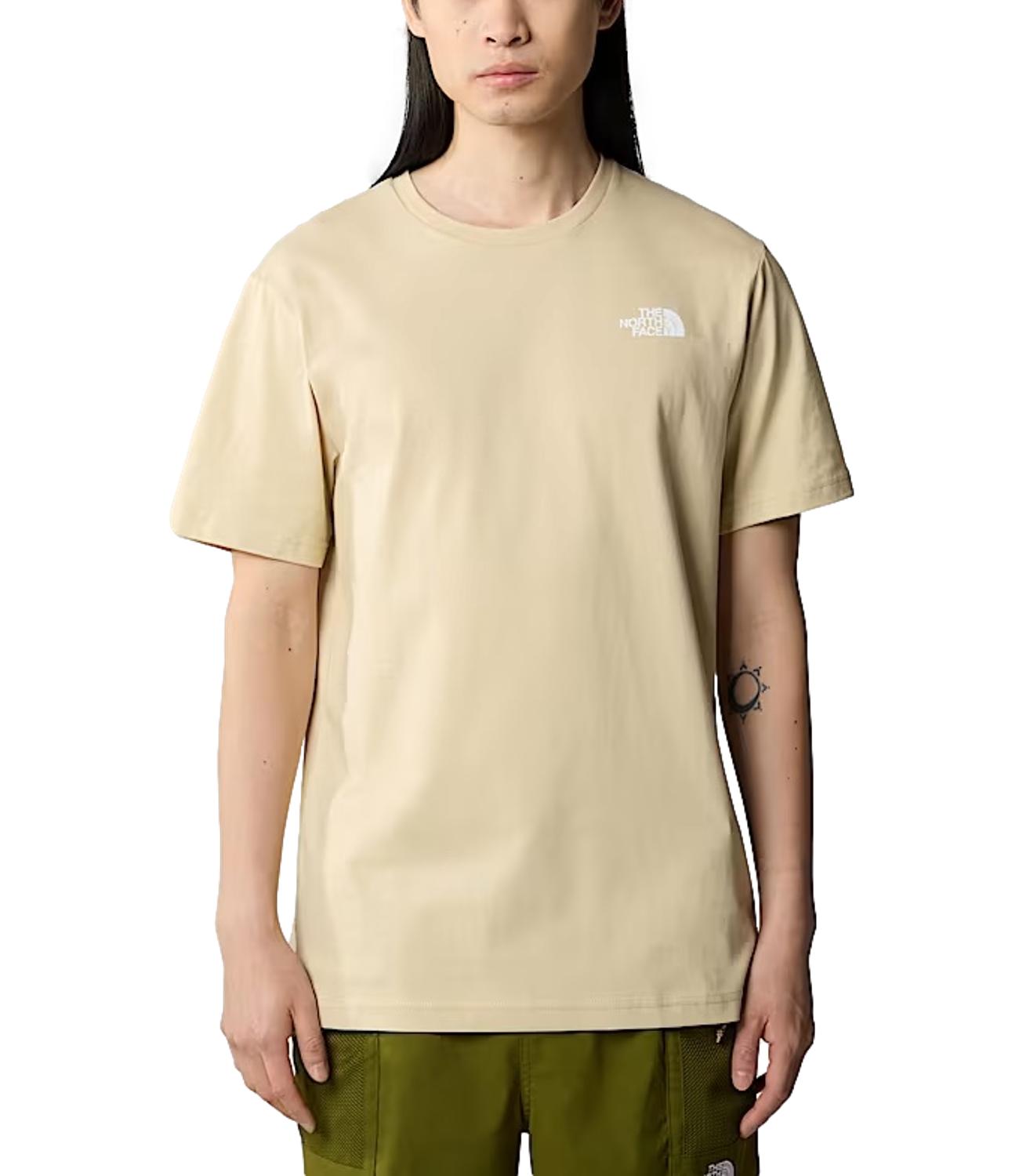 T-shirt Redbox da uomo color giallino Gravel