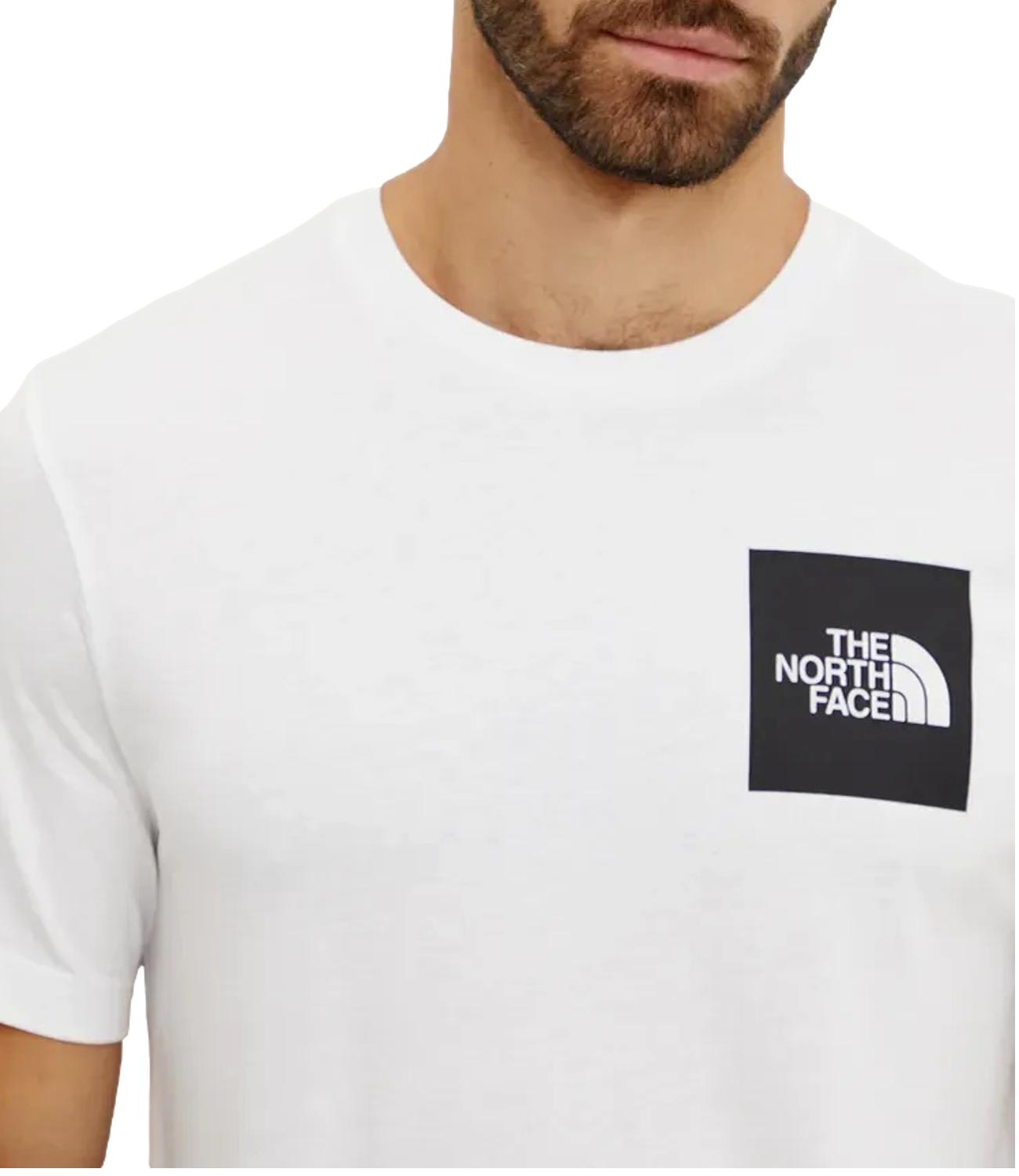 T-shirt Fine da uomo bianca