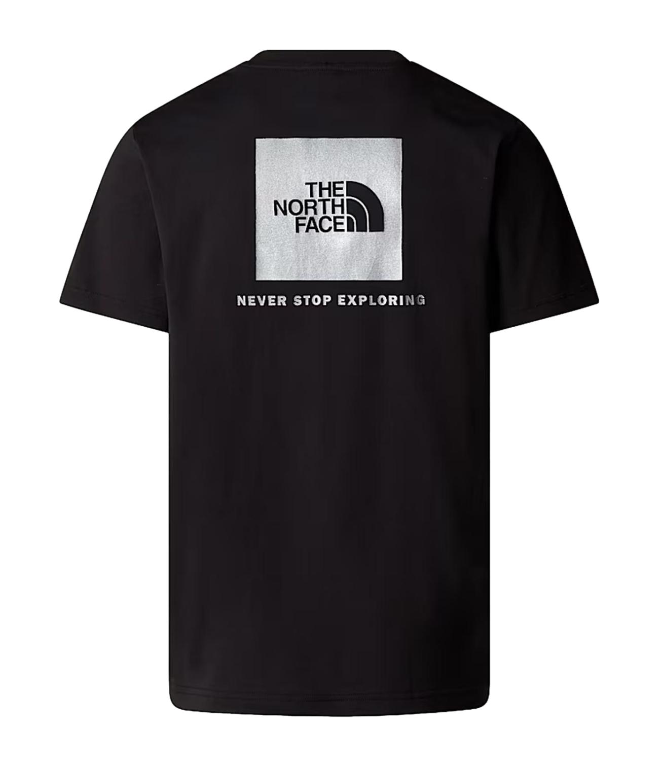 T-shirt Fine da uomo nera