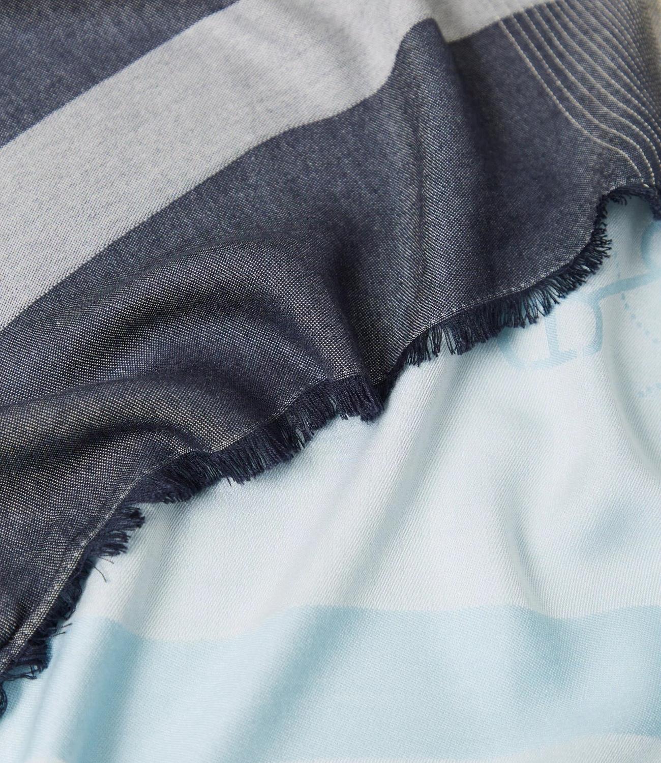 Twin Set kefia Jacquard Sfumato Blue Nightairy Blue donna