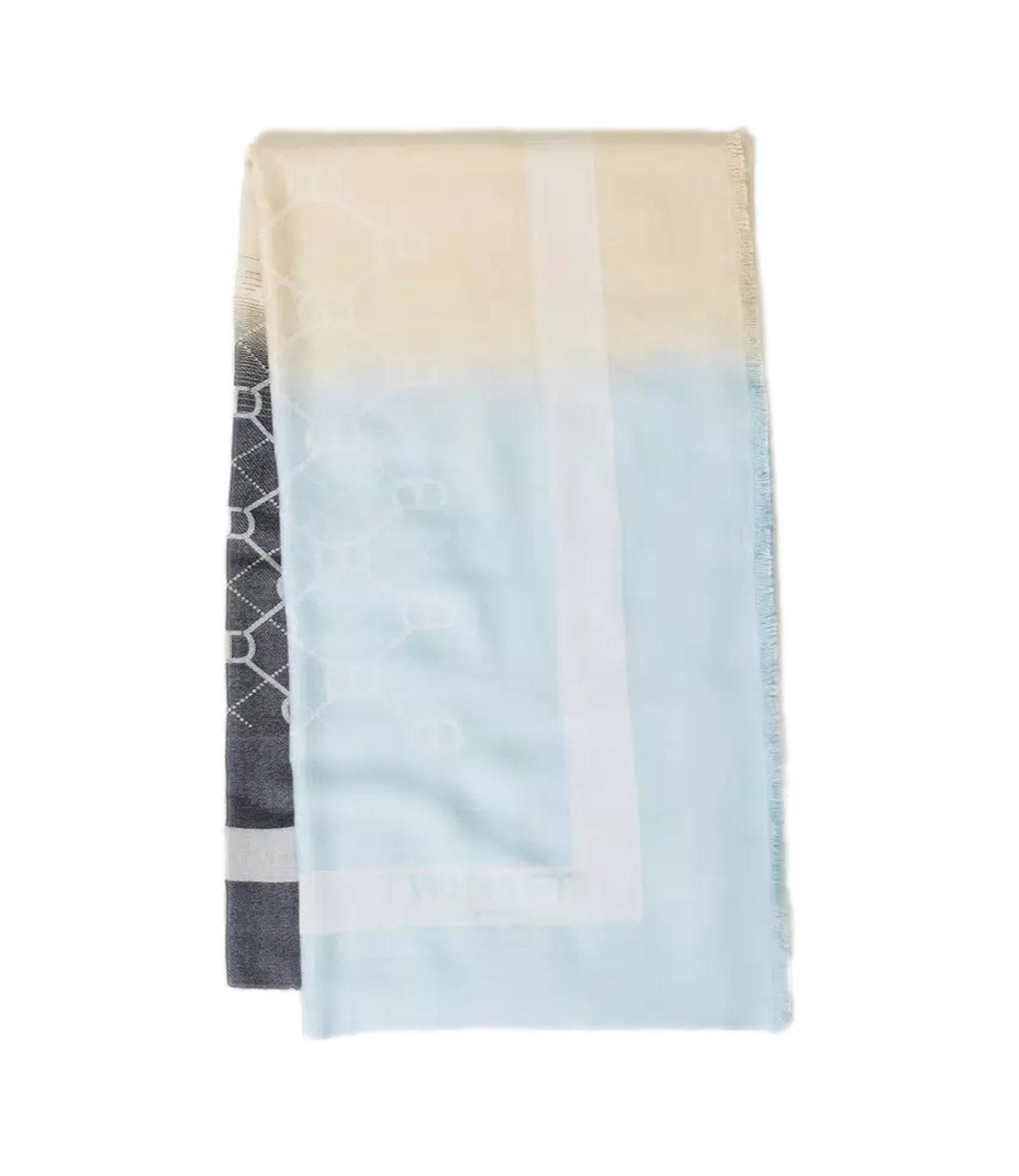 Twin Set kefia Jacquard Sfumato Blue Nightairy Blue donna