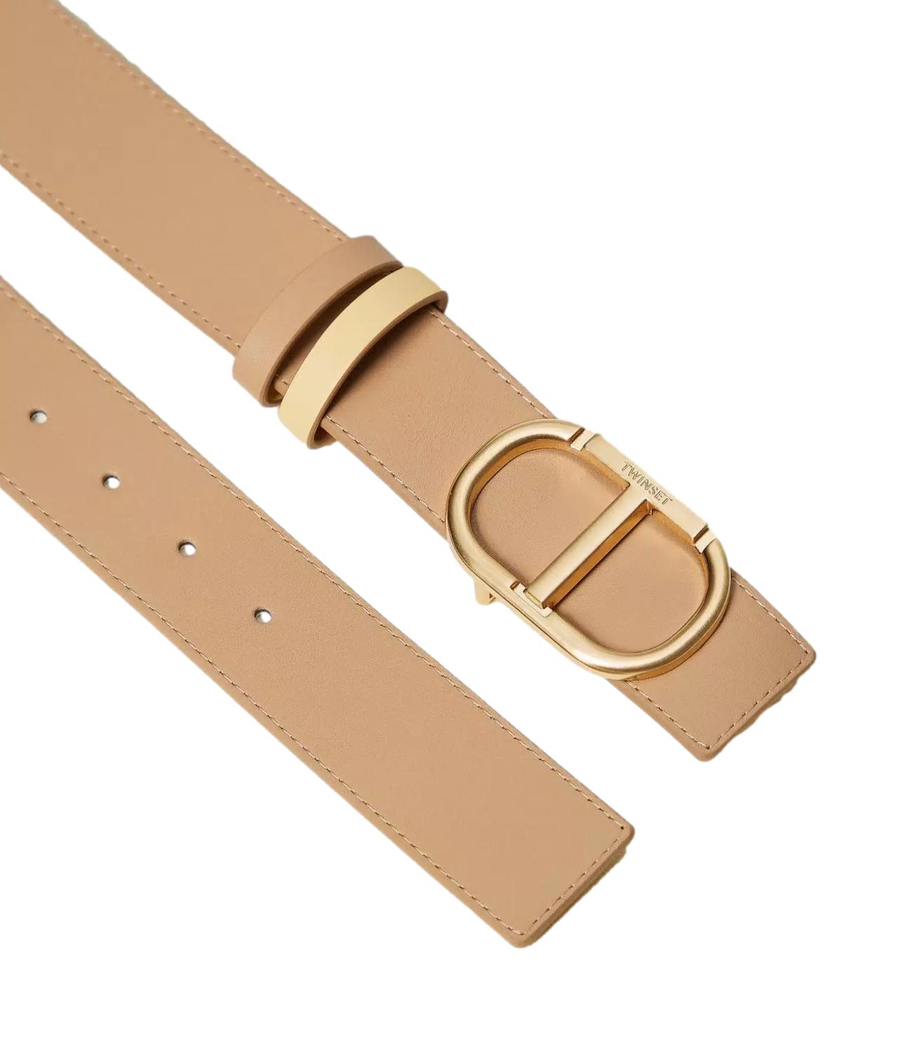 Twin Set cintura bicolor corda/giallo donna