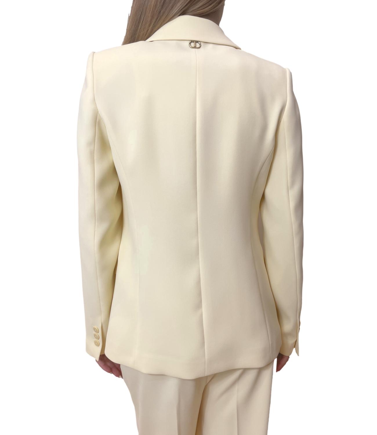 Twinset Giacca Vaniglia Donna