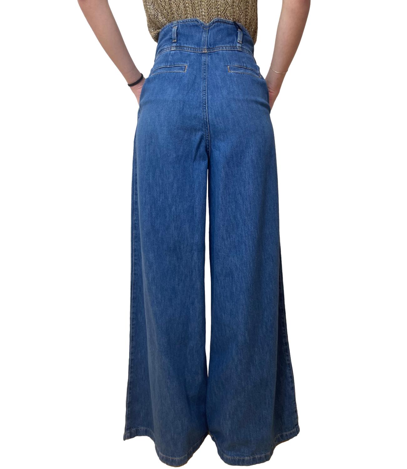 Twinset Jeans Blu Medio Donna