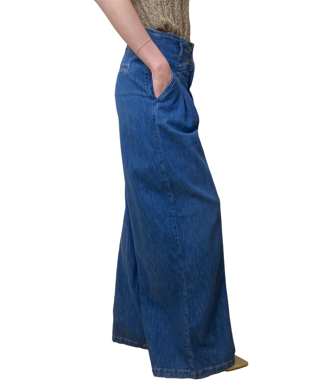 Twinset Jeans Blu Medio Donna