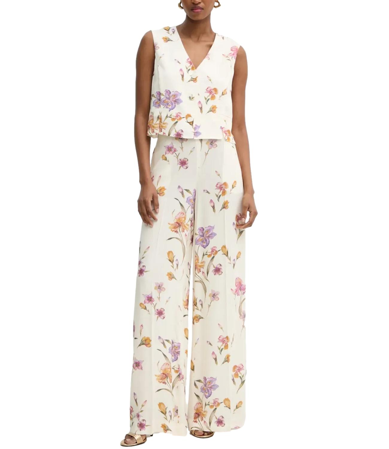 Twinset Pantaloni Multicolor Madreperla Donna