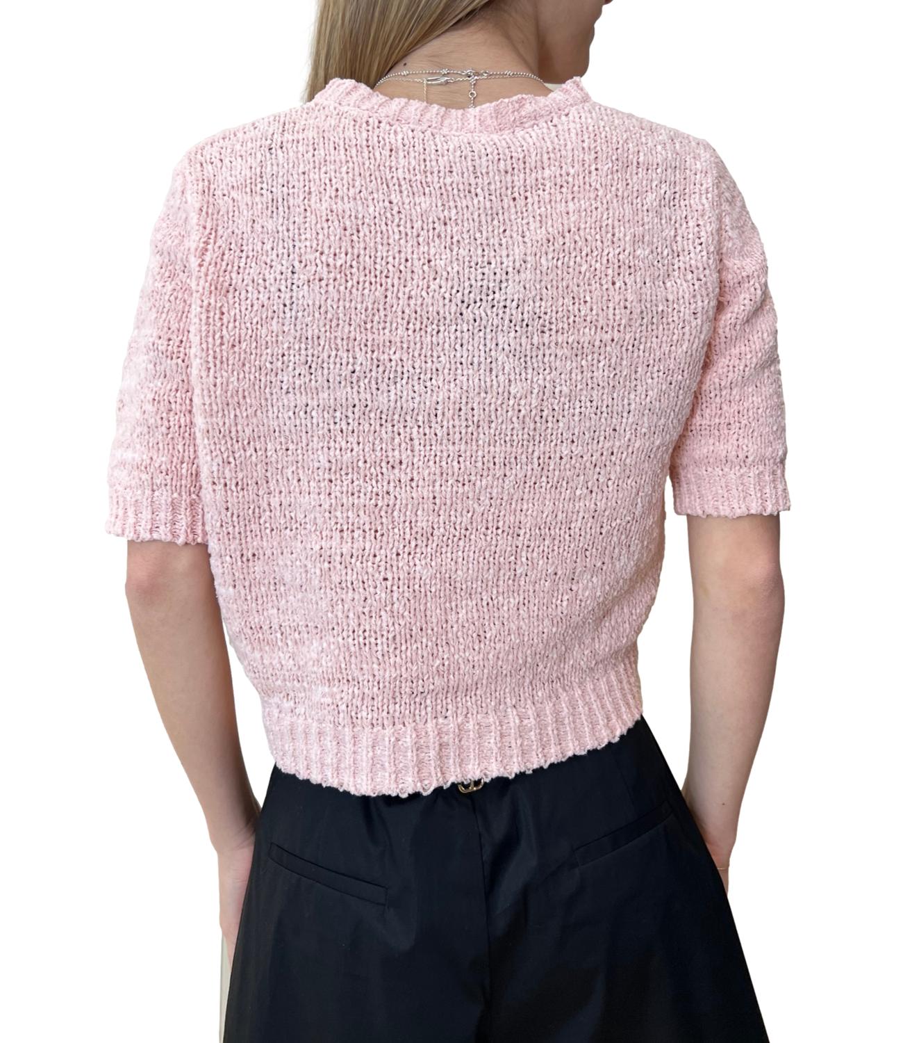 Twinset maglia rosa donna