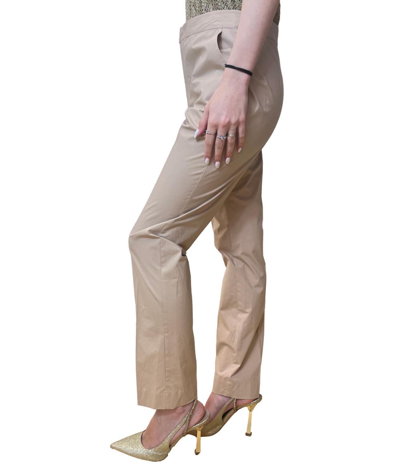 Twinset Pantaloni Beige Donna