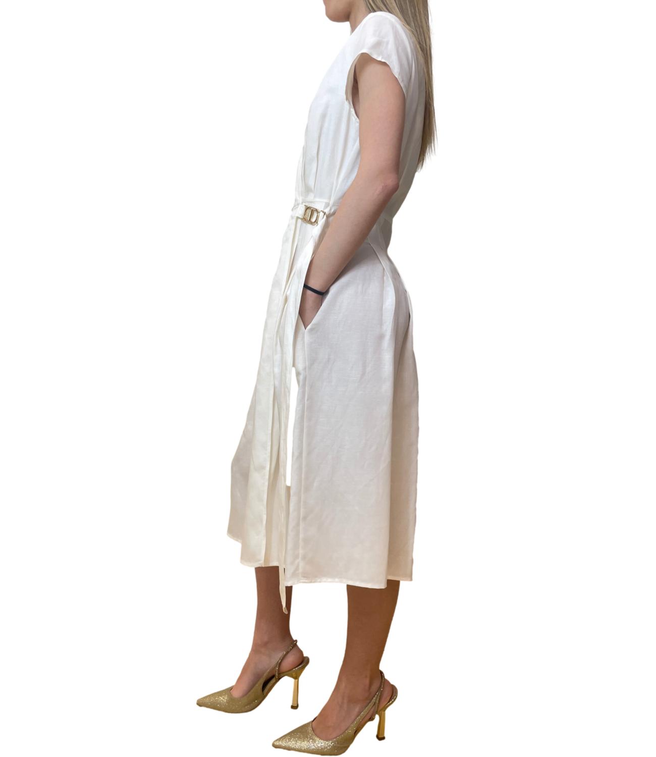 Twinset Abito Bianco Donna