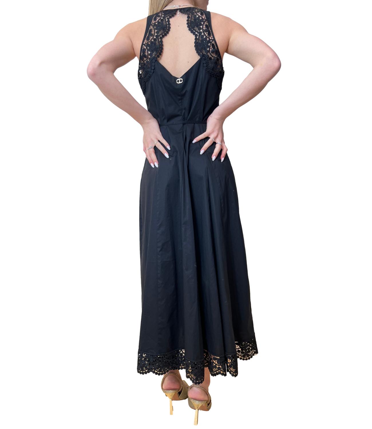 Twinset abito nero donna